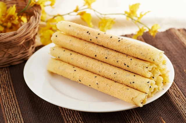 喜年来 大发蛋卷礼盒-芝麻(384g)