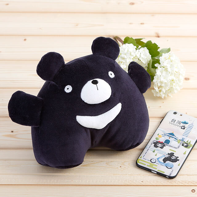 【啵的】黑熊爱心玩偶 | 趣活 cheer for 让生活更有趣