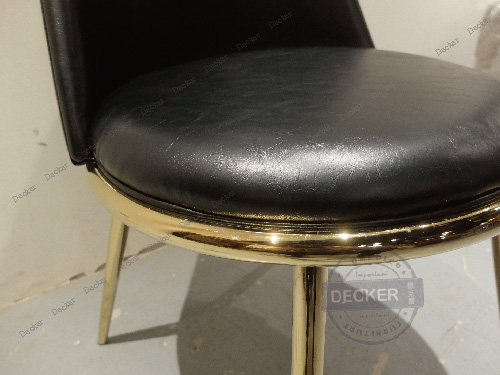 米斯餐椅 - 黑金 | decker deco 德克尔家饰 - loft 工业风家具灯饰
