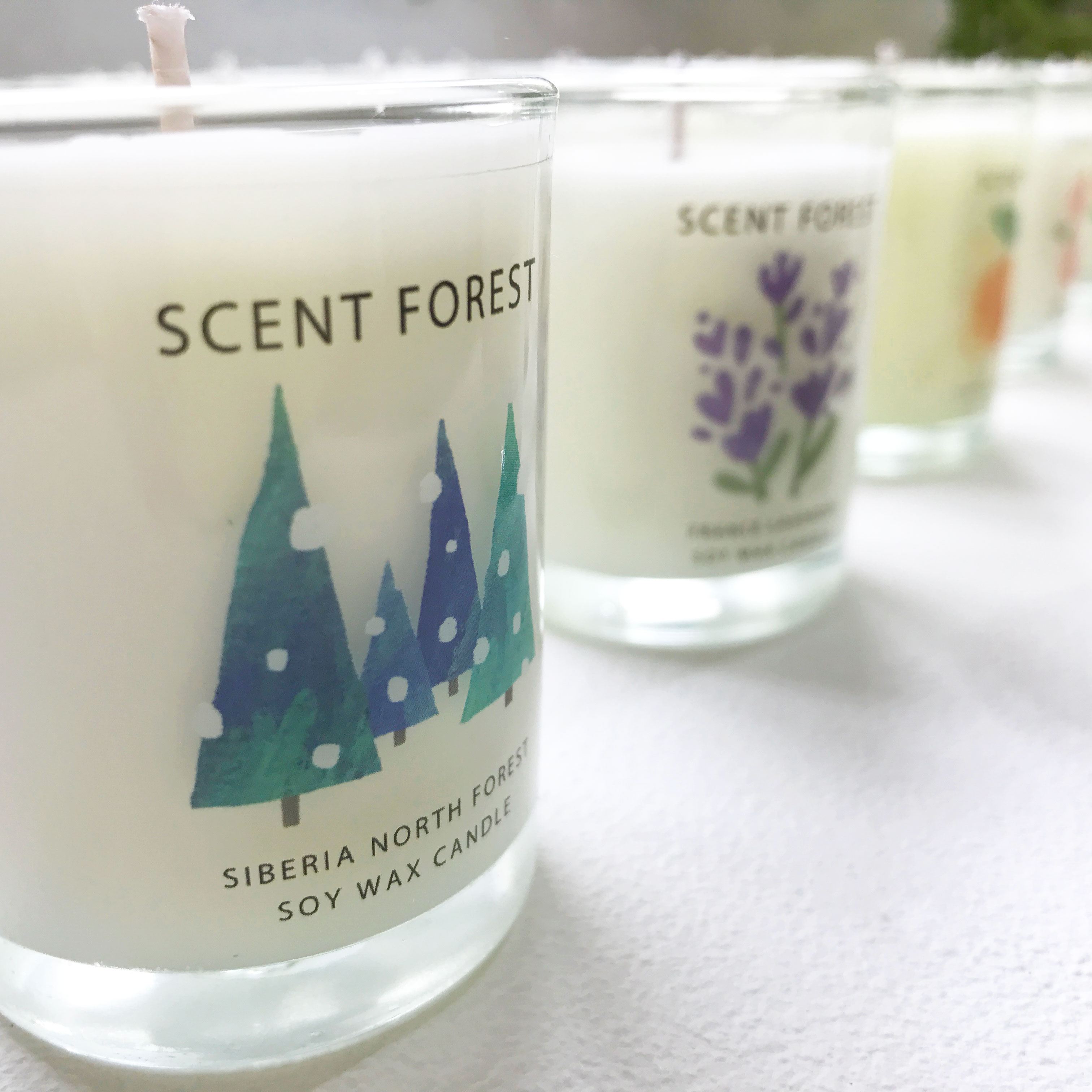 【SCENT FOREST 香氛森林】 天然精油大豆香氛蠟燭 - 80g- 融蠟燈可使用