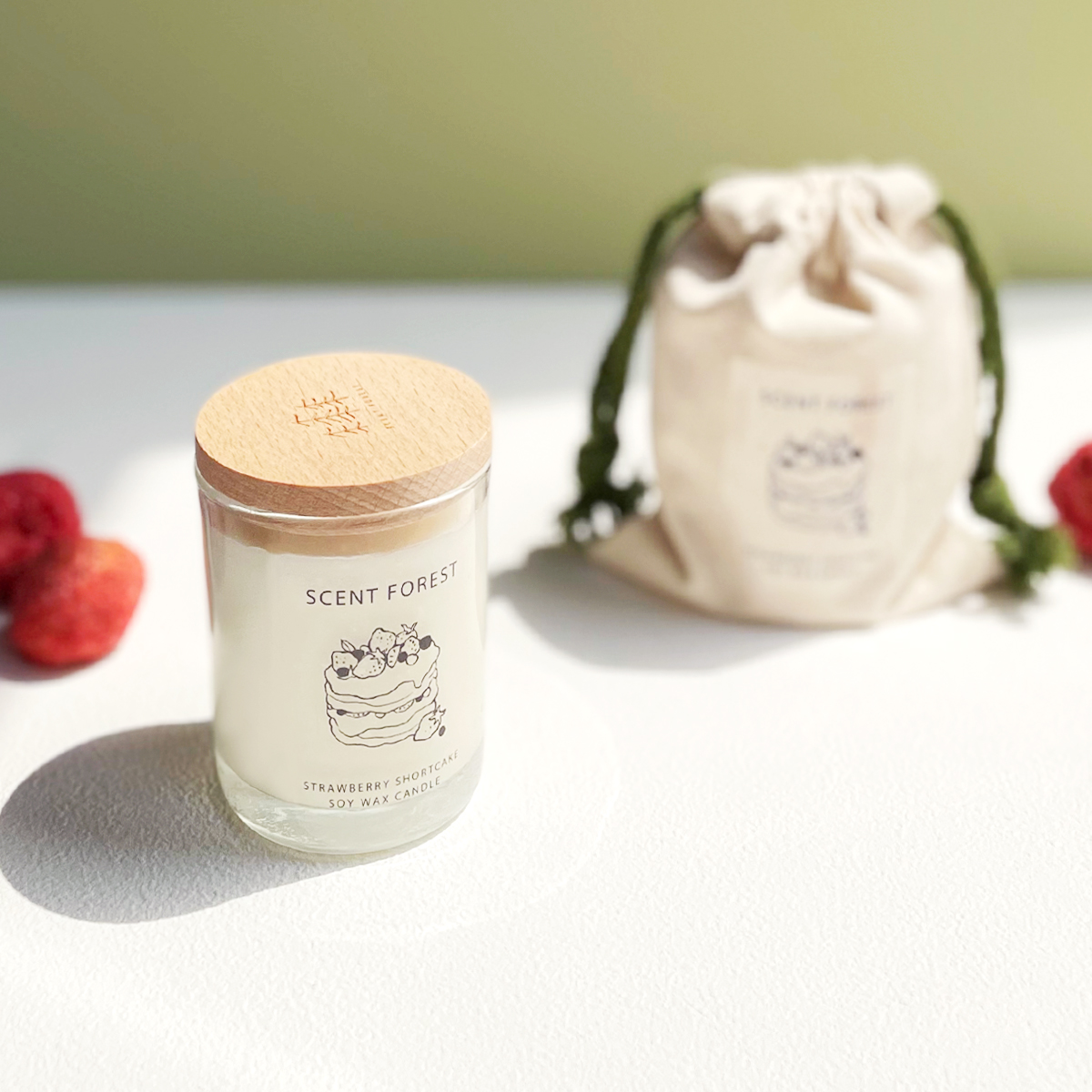 SCENT FOREST 香氛森林 香水 香氛 大豆蠟燭  草莓鬆餅  午茶 甜點