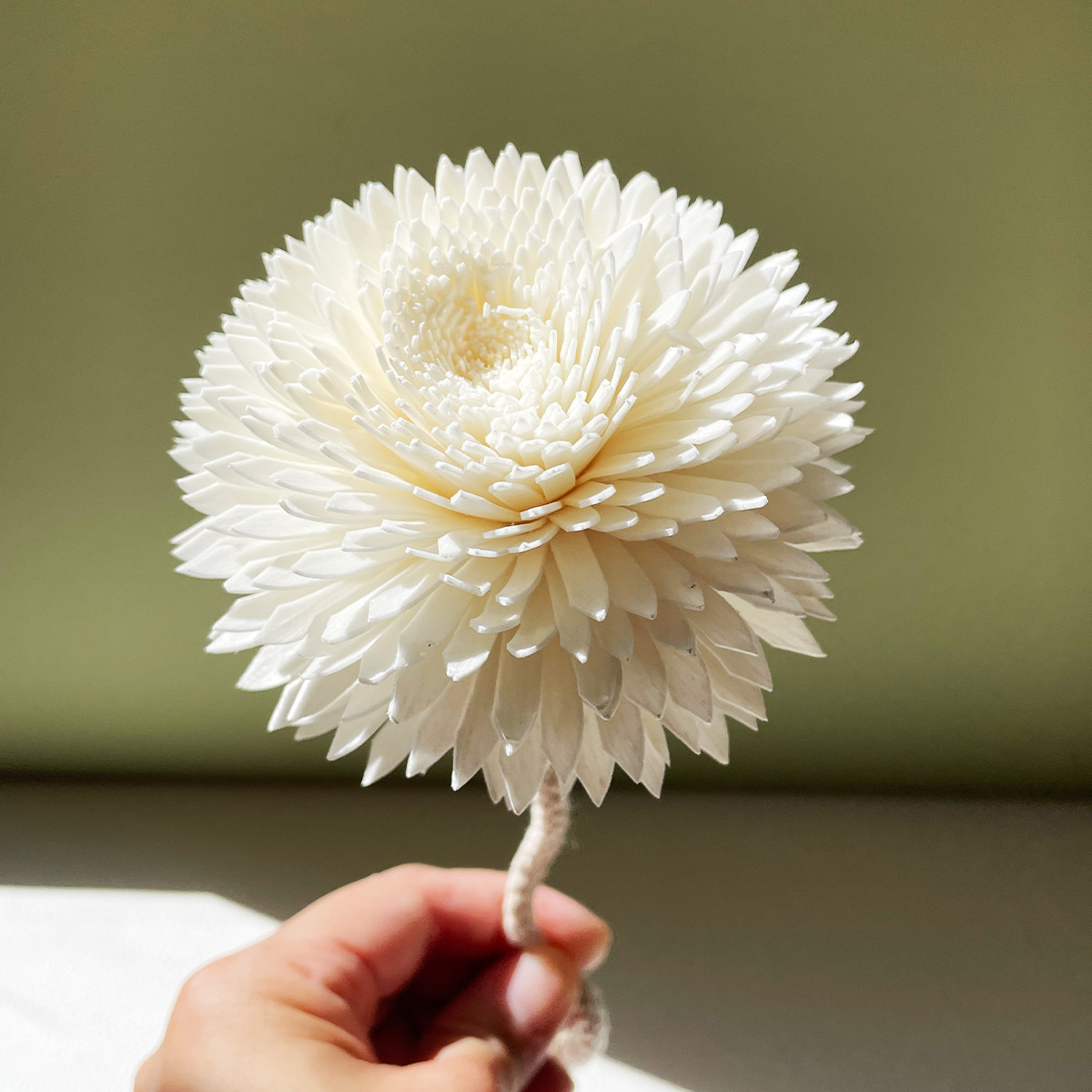 手工製成的香氛所拉花