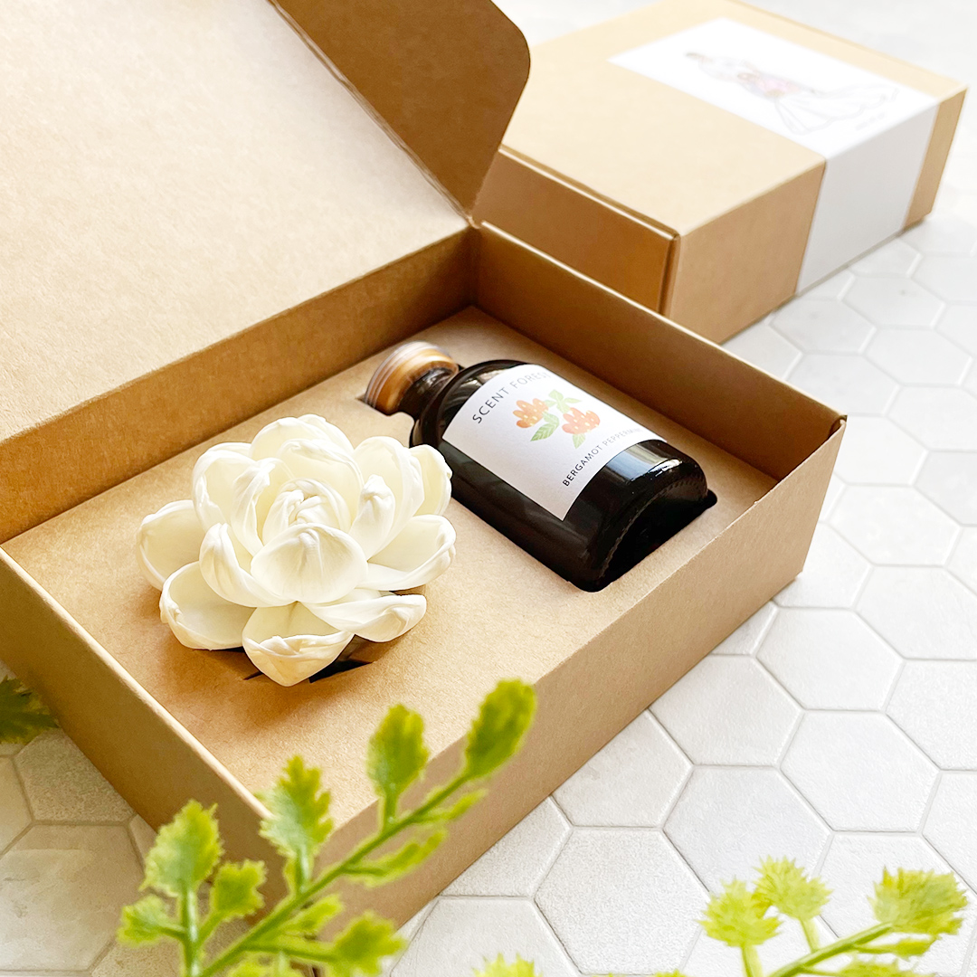 客製天然精油小香氛路 - 婚禮香氛花 伴娘禮物 婚禮小物 捧花禮 禮贈品 客製訂製