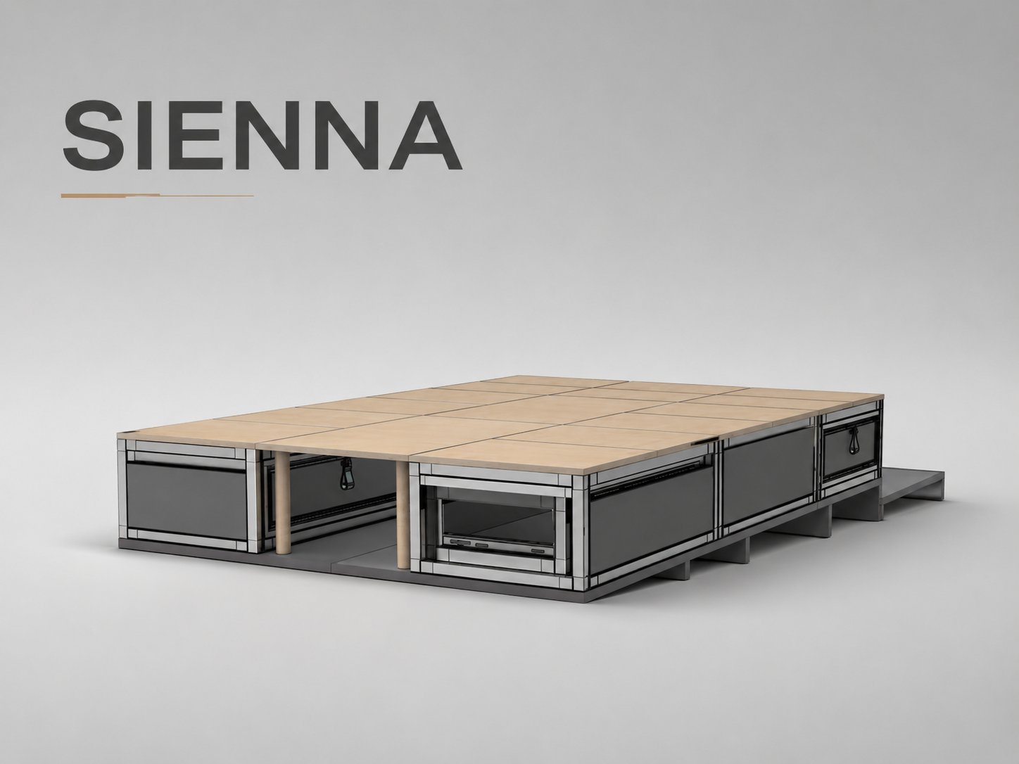 Sienna 車宿車櫃與大高度差整平案例