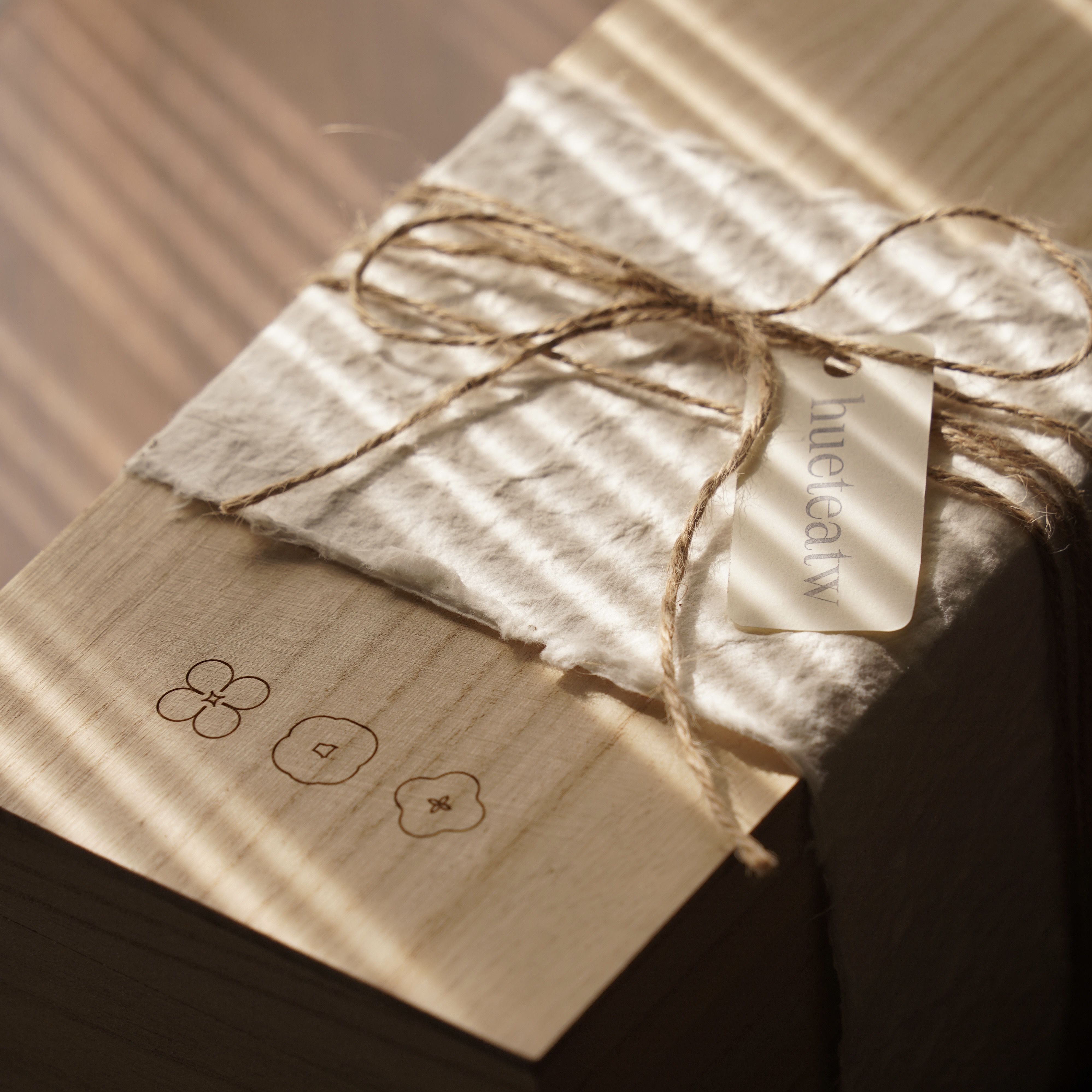 永續設計-可重複使用的雷雕木盒