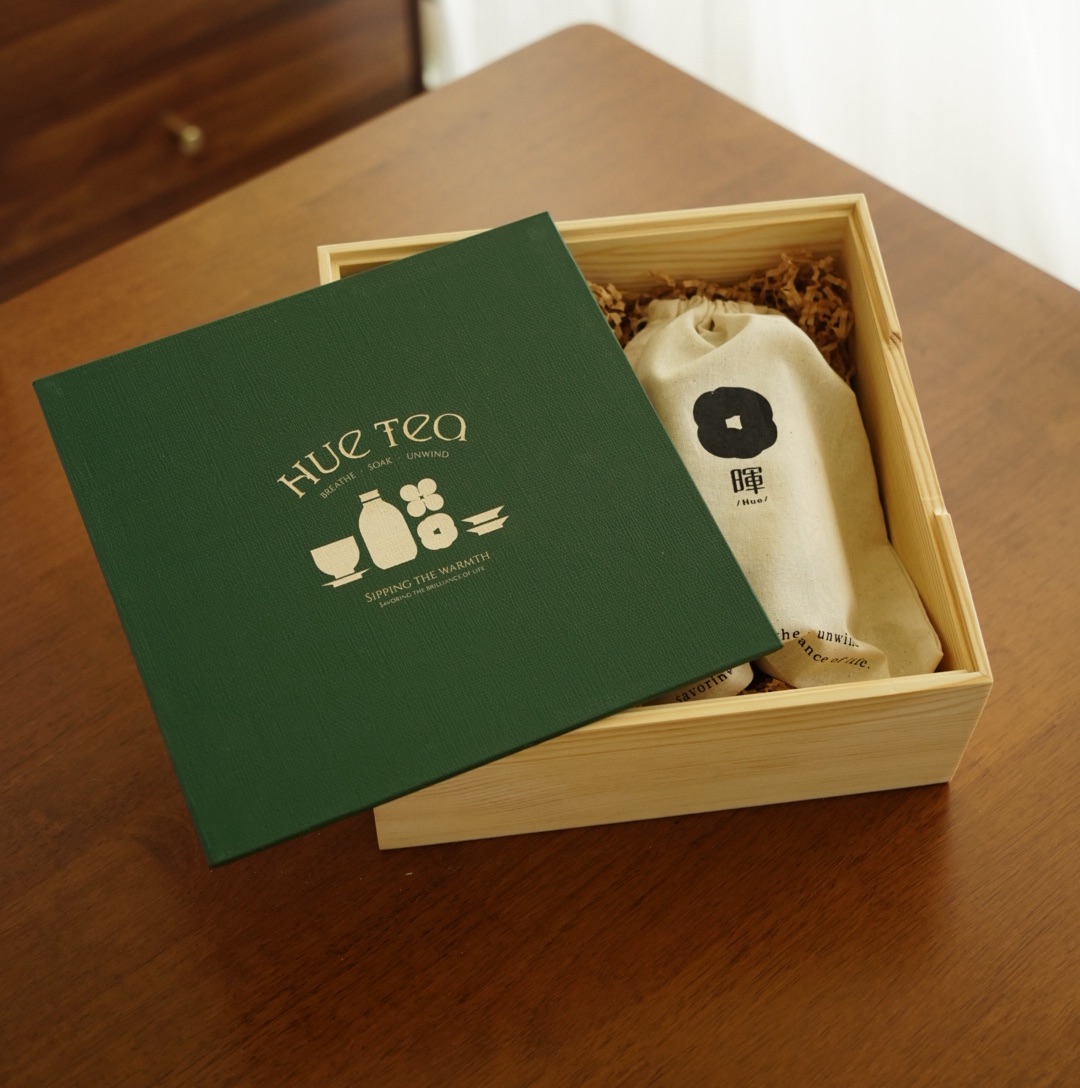 質感松木盒-企業送禮-無咖啡因花茶