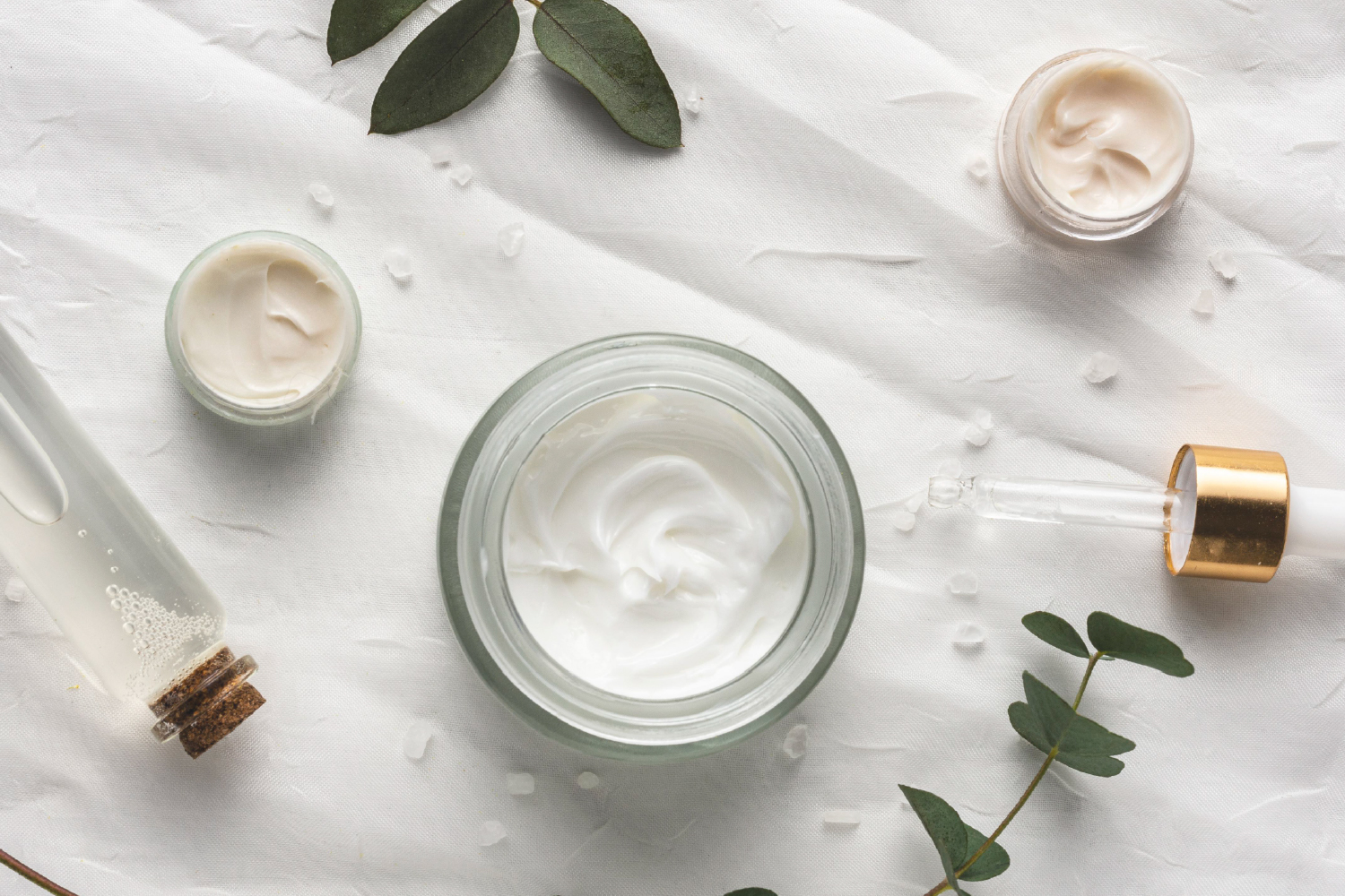 Close-up of mature woman's face with visible fine lines, illustrating targeted skincare efficacy.