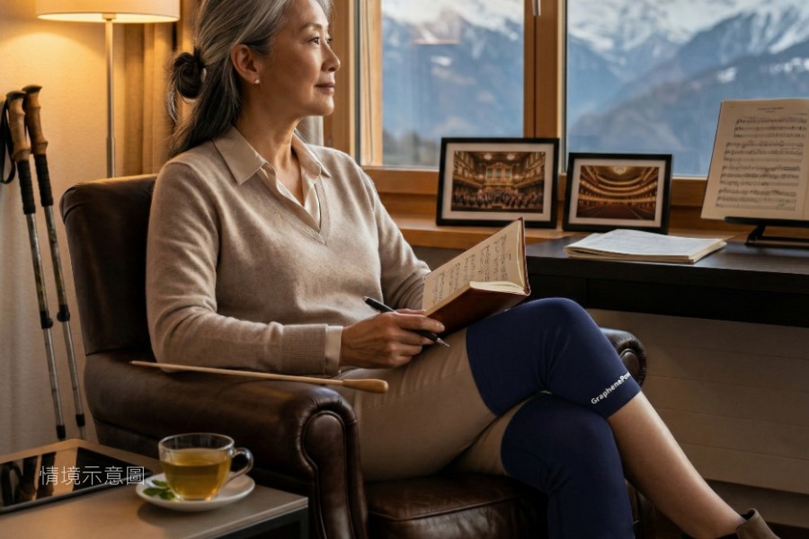 在飯店休息的寧靜時刻