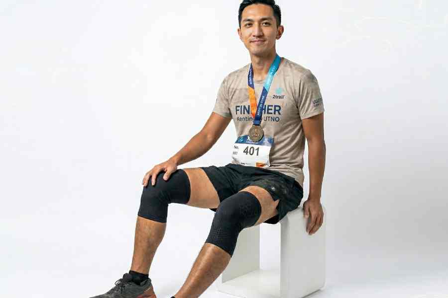 GraphenePower 石墨烯膝蓋恢復套(示意圖)