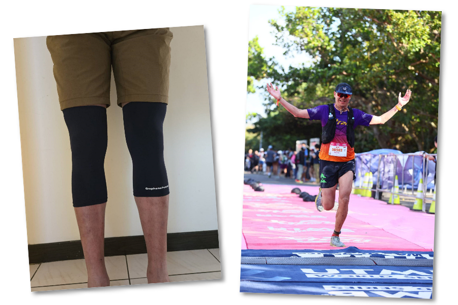 50.54公里越野跑數據-石墨烯膝蓋恢復套修復見證